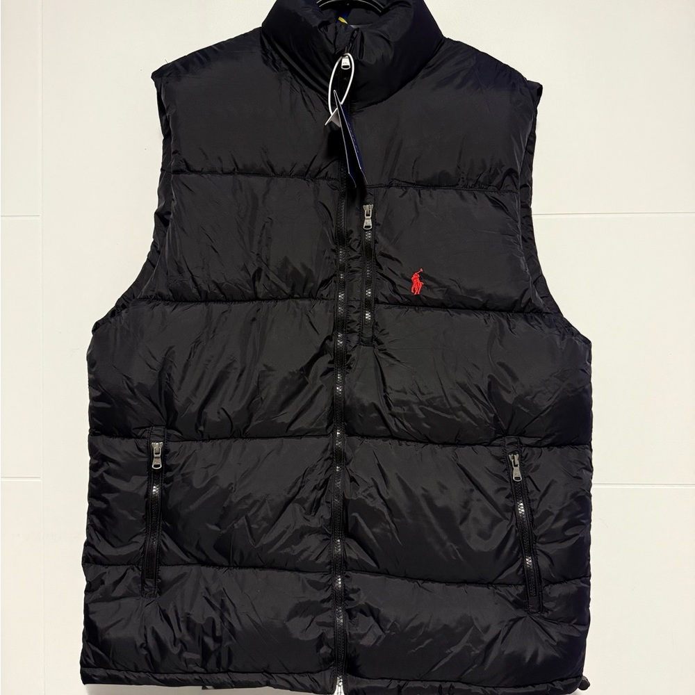 Ralph Lauren Black Quilted Vest